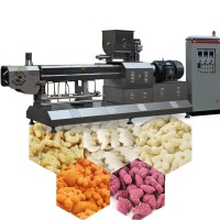 Chinese Supplier Twin Screw Extruder Machine Corn Puffed Snack Food Production Line For Sale