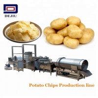 commercial 100kg/h semi auto frozen production of potato chips producing plant machines/french fries production line price